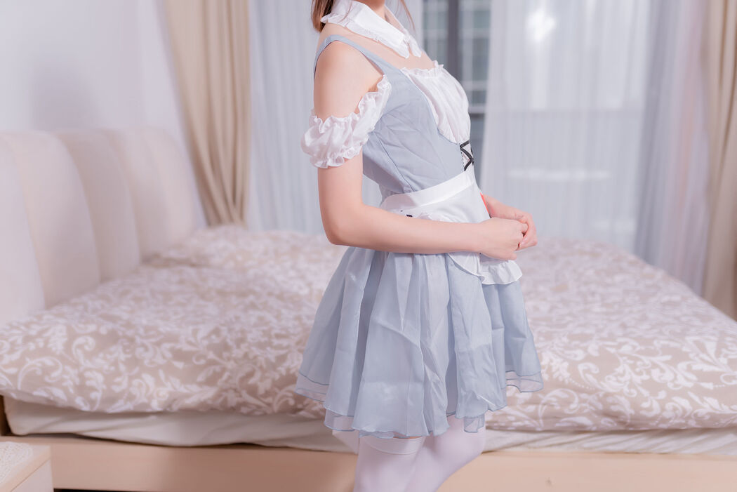 [Net Red COSER Photo] Anime blogger Kitaro_ Kitaro - White Love Maid