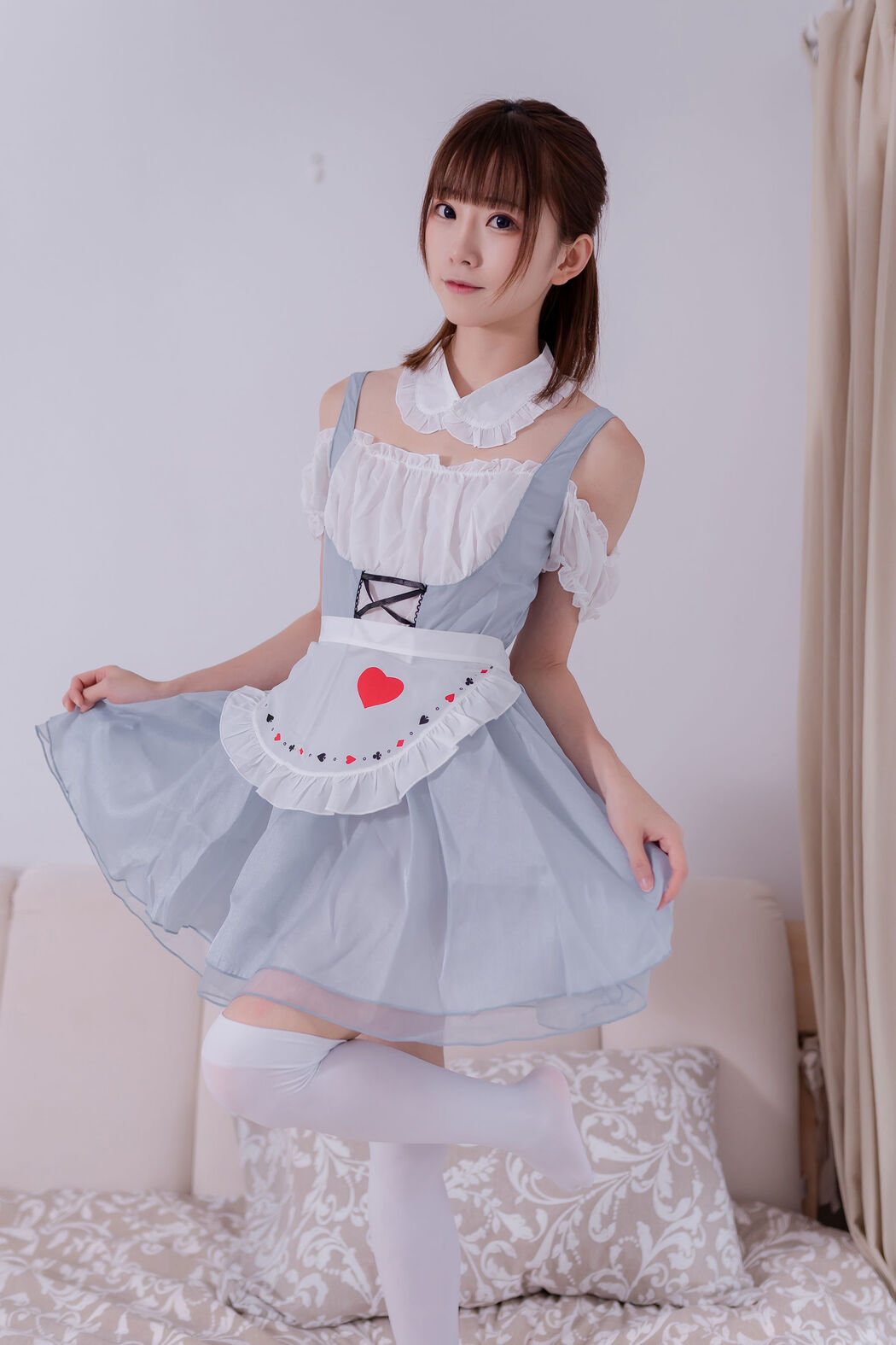 [Net Red COSER Photo] Anime blogger Kitaro_ Kitaro - White Love Maid