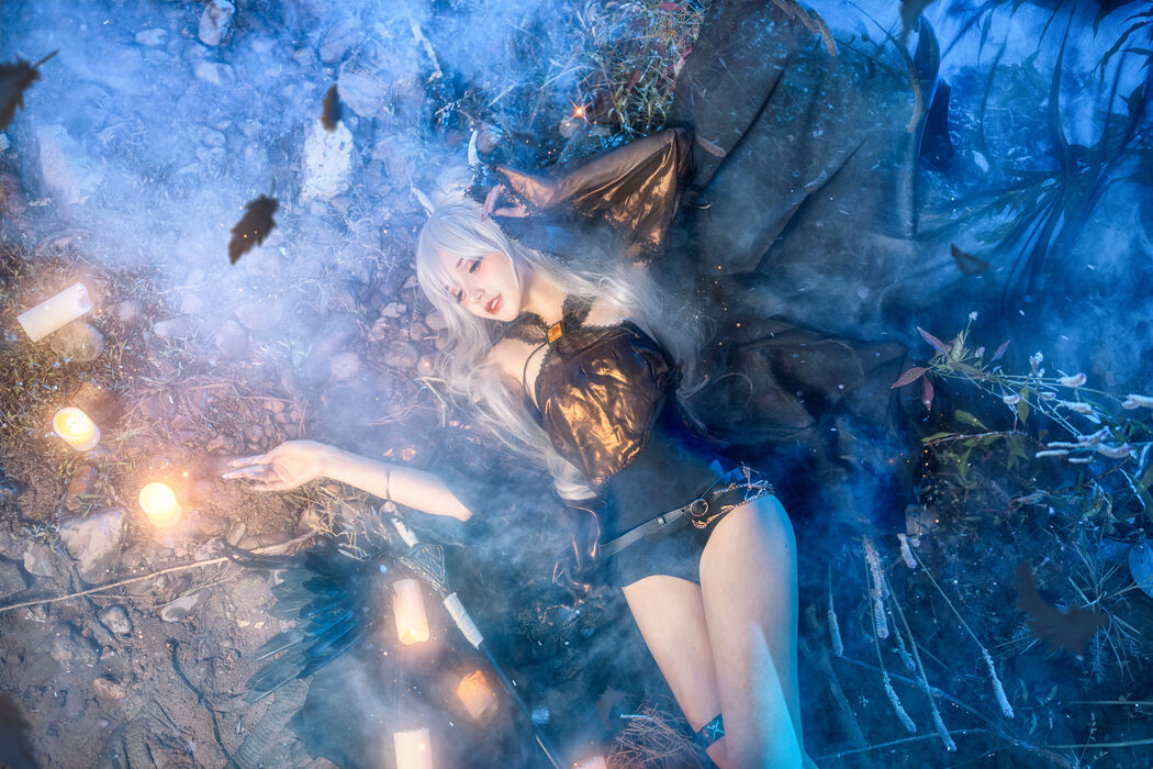 [Internet celebrity COSER photo] COS girl Xianjiu Airi - Shining quiet midnight
