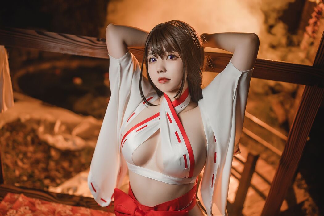 [Net Red COSER Photo] Ah Riri_Ganlory - Rope and Miko