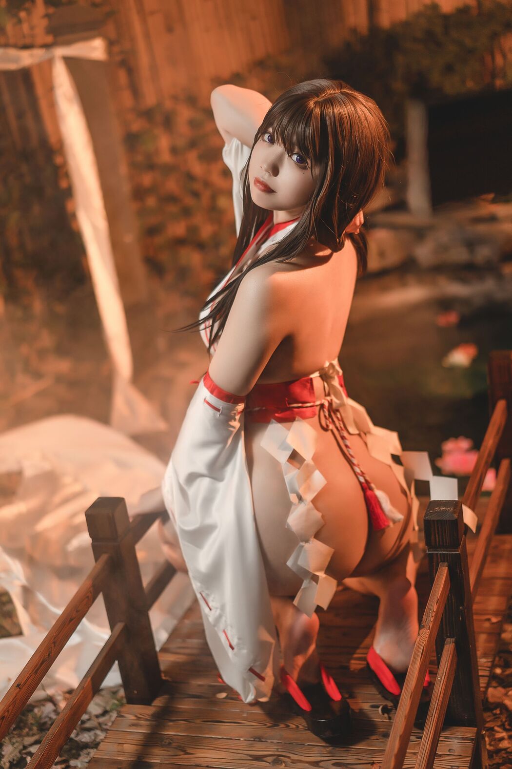 [Net Red COSER Photo] Ah Riri_Ganlory - Rope and Miko