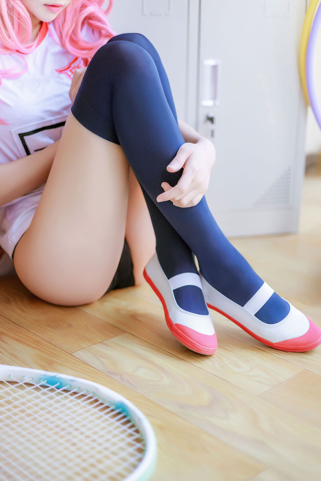 [Net Red COSER Photo] Cherry Peach Meow - Tamamo former gym suit