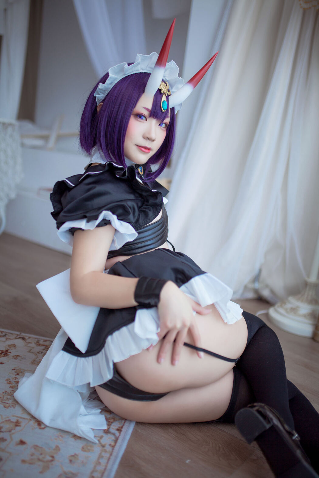 [Internet Celebrity COSER Photo] Anime blogger Mime Mimei - wine and child servant