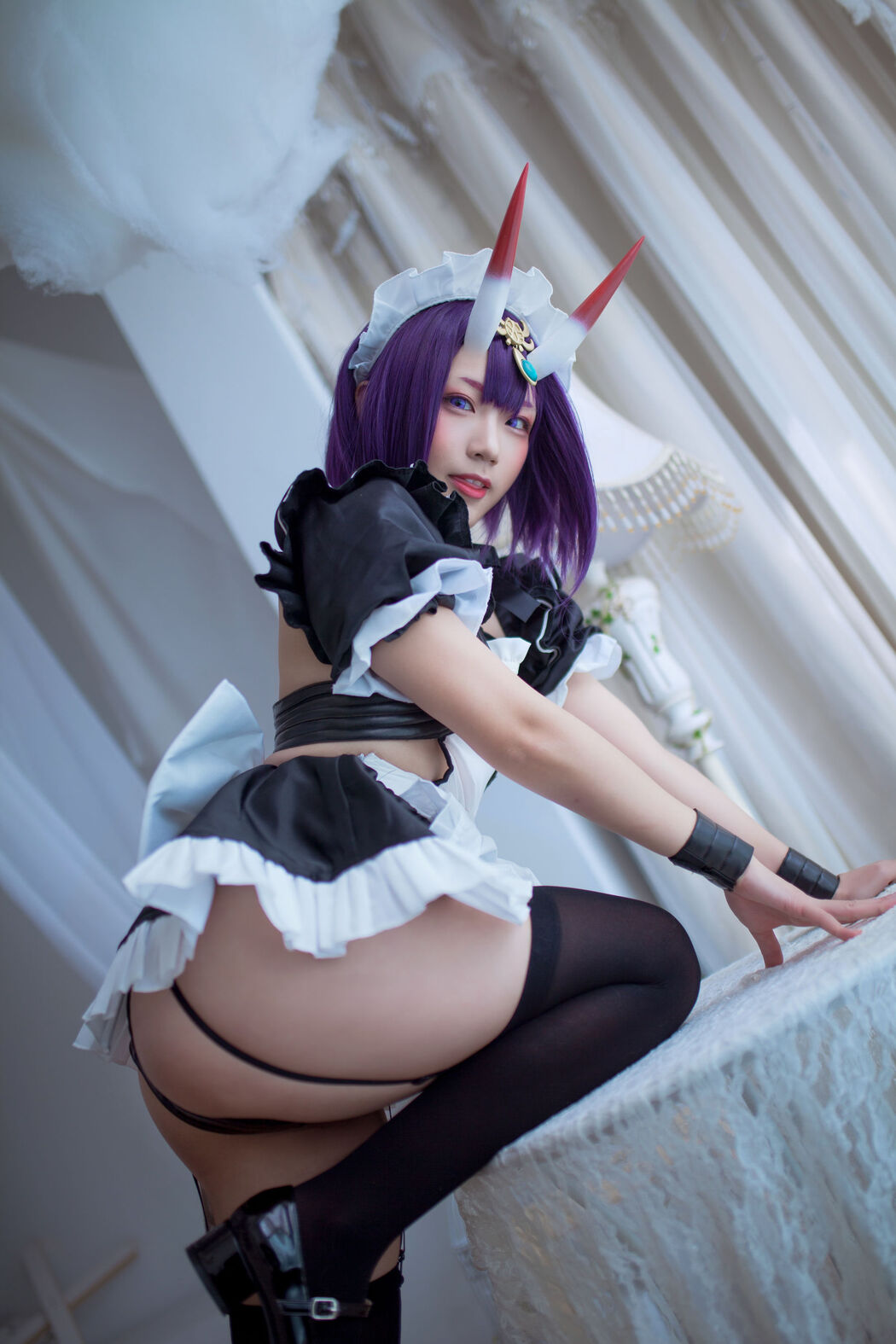 [Internet Celebrity COSER Photo] Anime blogger Mime Mimei - wine and child servant