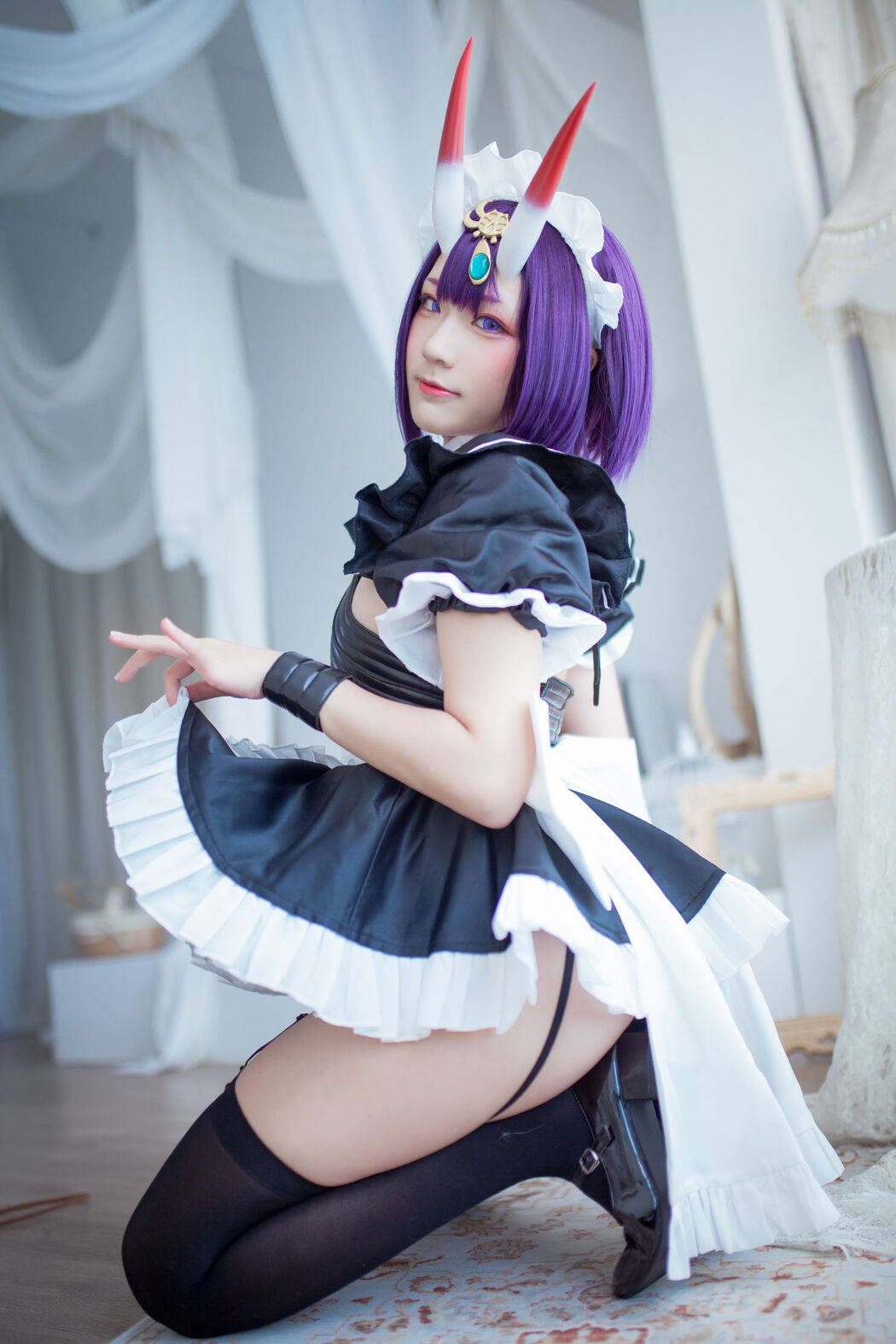 [Internet Celebrity COSER Photo] Anime blogger Mime Mimei - wine and child servant