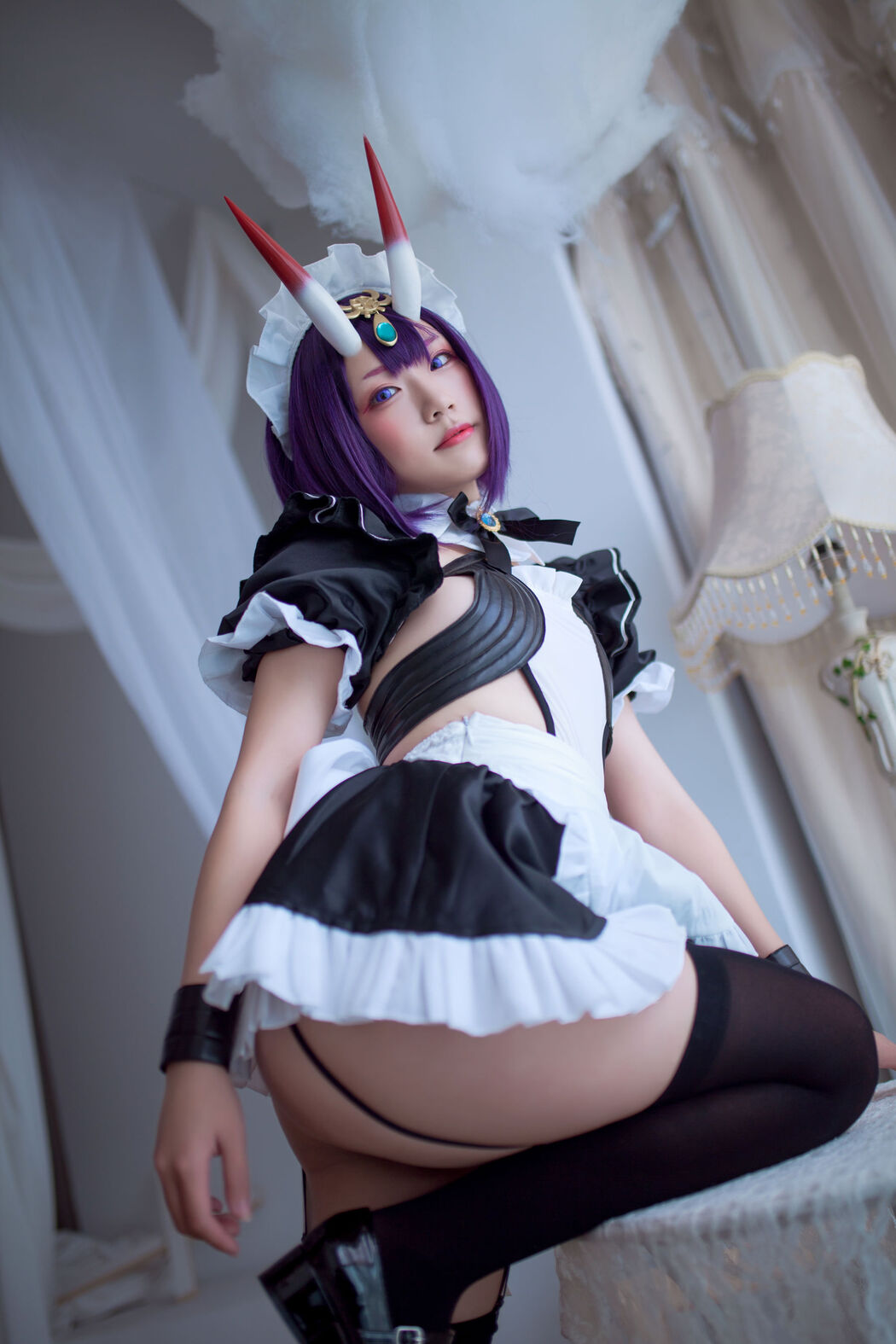 [Internet Celebrity COSER Photo] Anime blogger Mime Mimei - wine and child servant