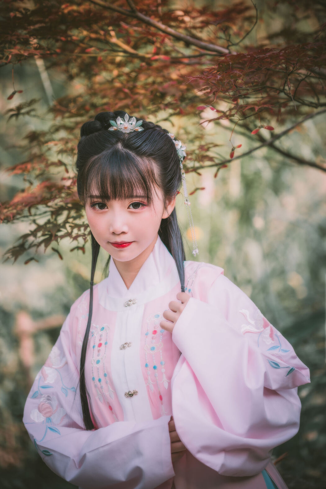 [Net Red COSER Photo] Cute and popular Coser Noodle Fairy - Meiji Hanfu Cover Photo