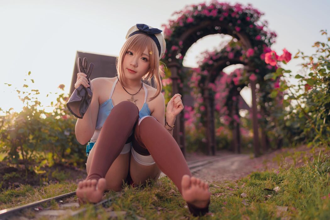 [Internet celebrity COSER photo] Anime blogger Mime Mimei - Risa's Gold Workshop