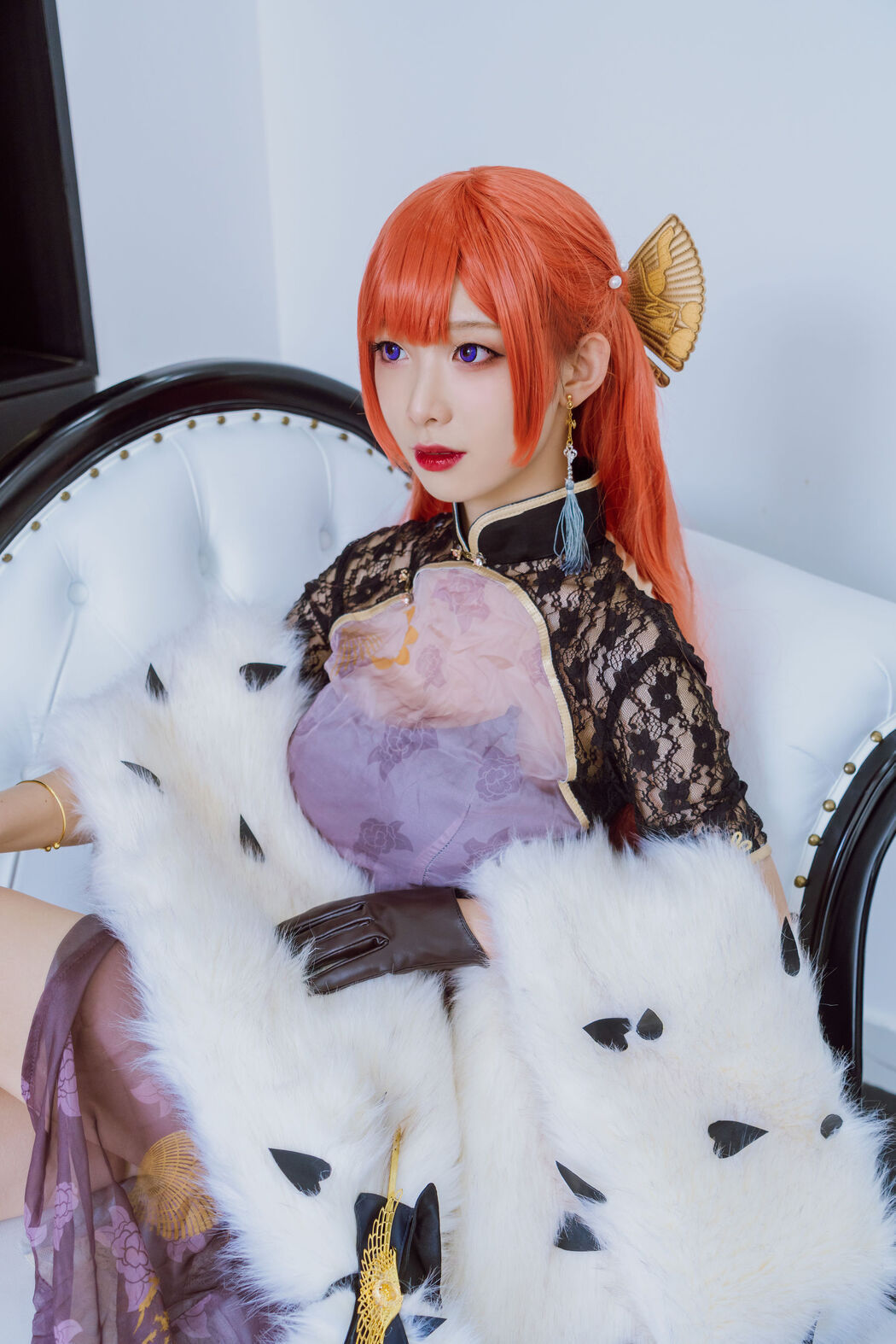 [Internet celebrity COSER photo] Anime blogger Feng Jiangjiang v - Monarch