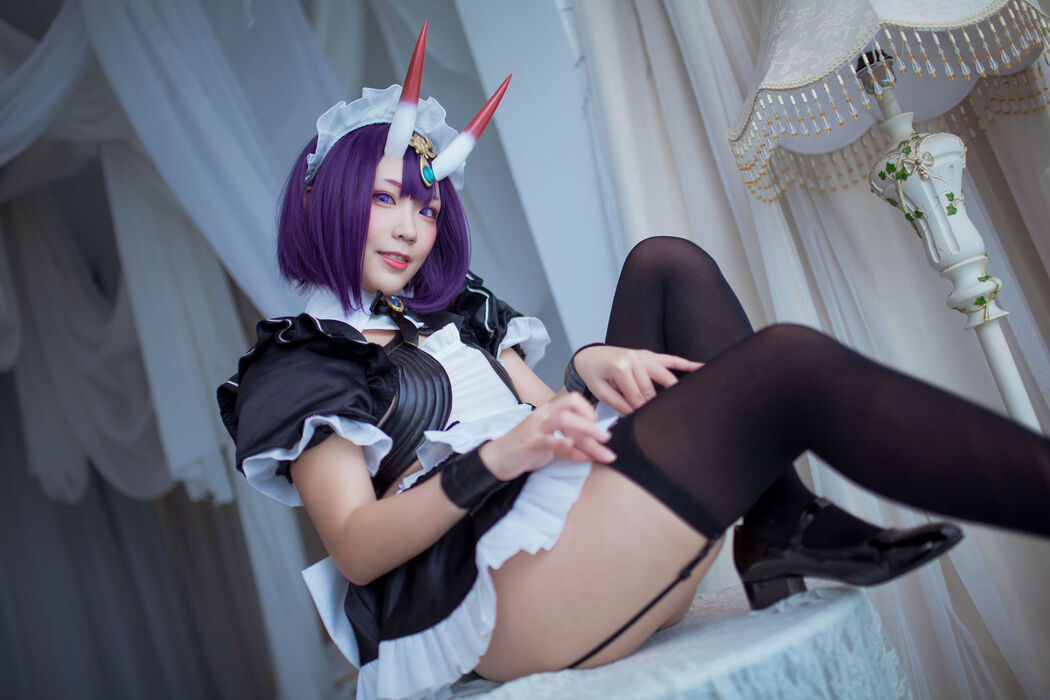 [Internet Celebrity COSER Photo] Anime blogger Mime Mimei - wine and child servant