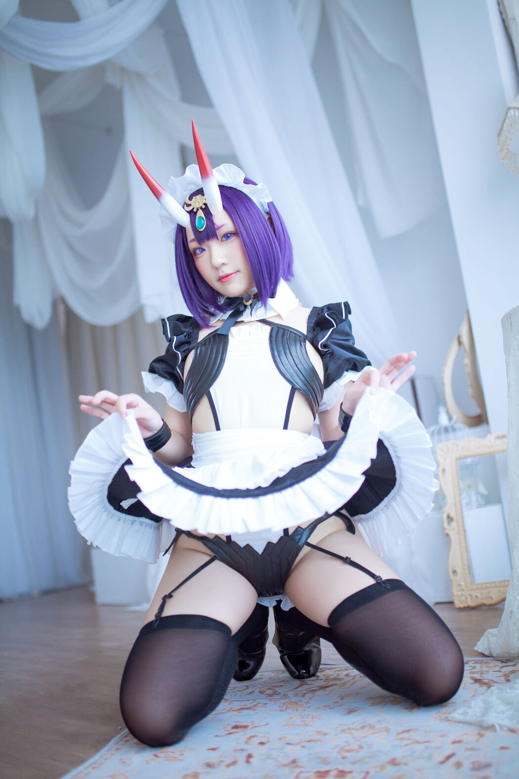 [Internet Celebrity COSER Photo] Anime blogger Mime Mimei - wine and child servant