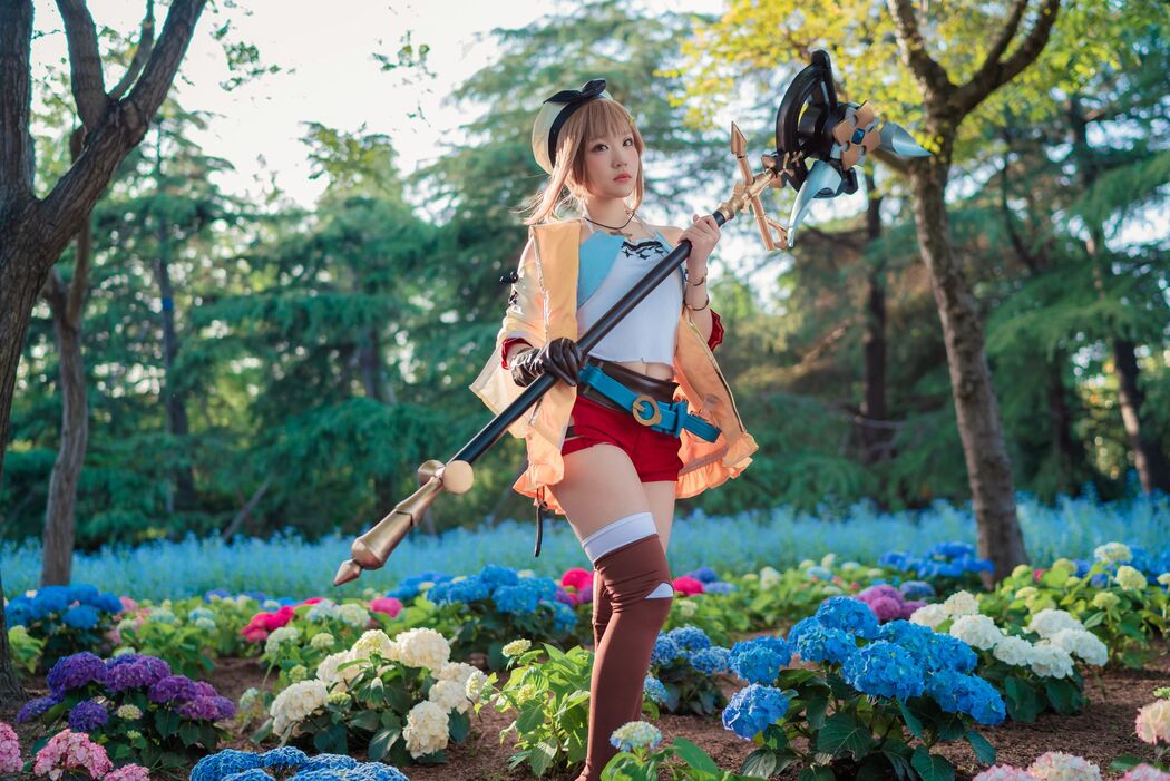 [Internet celebrity COSER photo] Anime blogger Mime Mimei - Risa's Gold Workshop