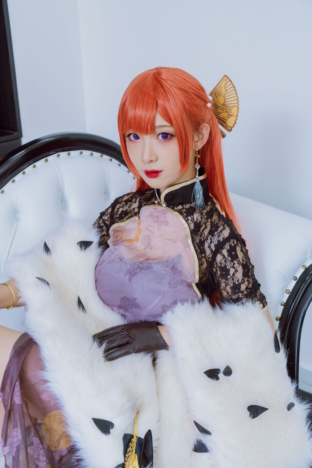 [Internet celebrity COSER photo] Anime blogger Feng Jiangjiang v - Monarch