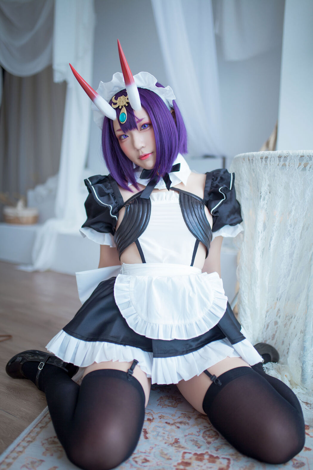 [Internet Celebrity COSER Photo] Anime blogger Mime Mimei - wine and child servant