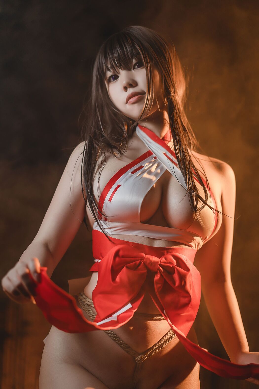 [Net Red COSER Photo] Ah Riri_Ganlory - Rope and Miko