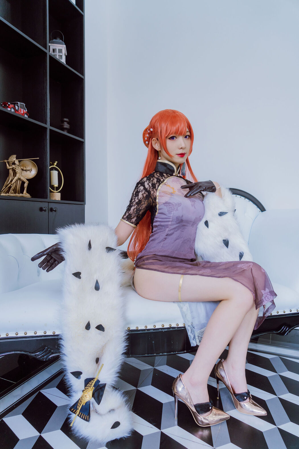 [Internet celebrity COSER photo] Anime blogger Feng Jiangjiang v - Monarch