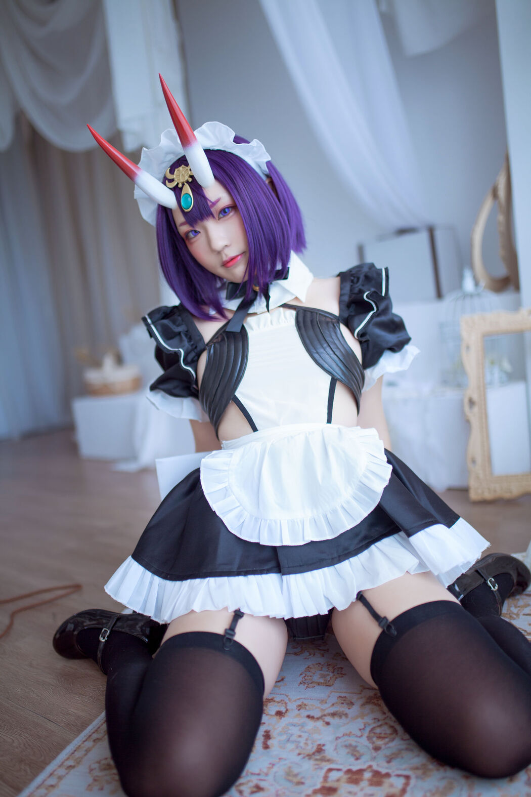 [Internet Celebrity COSER Photo] Anime blogger Mime Mimei - wine and child servant