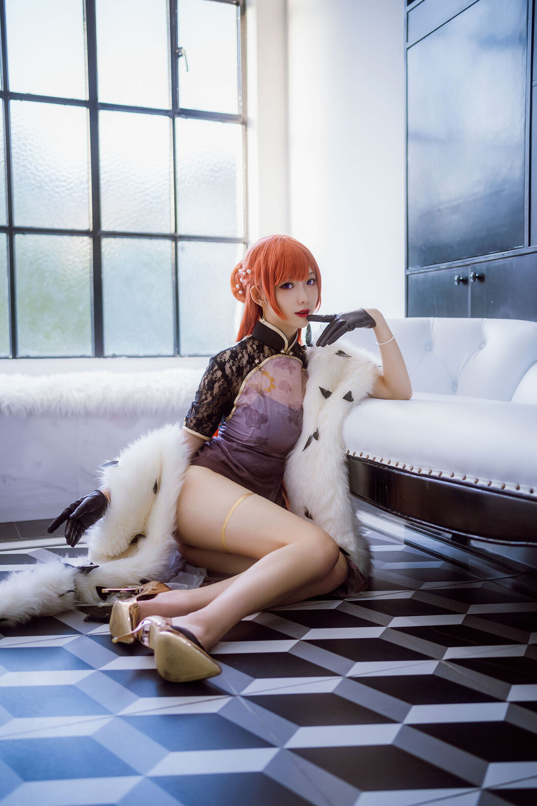 [Internet celebrity COSER photo] Anime blogger Feng Jiangjiang v - Monarch