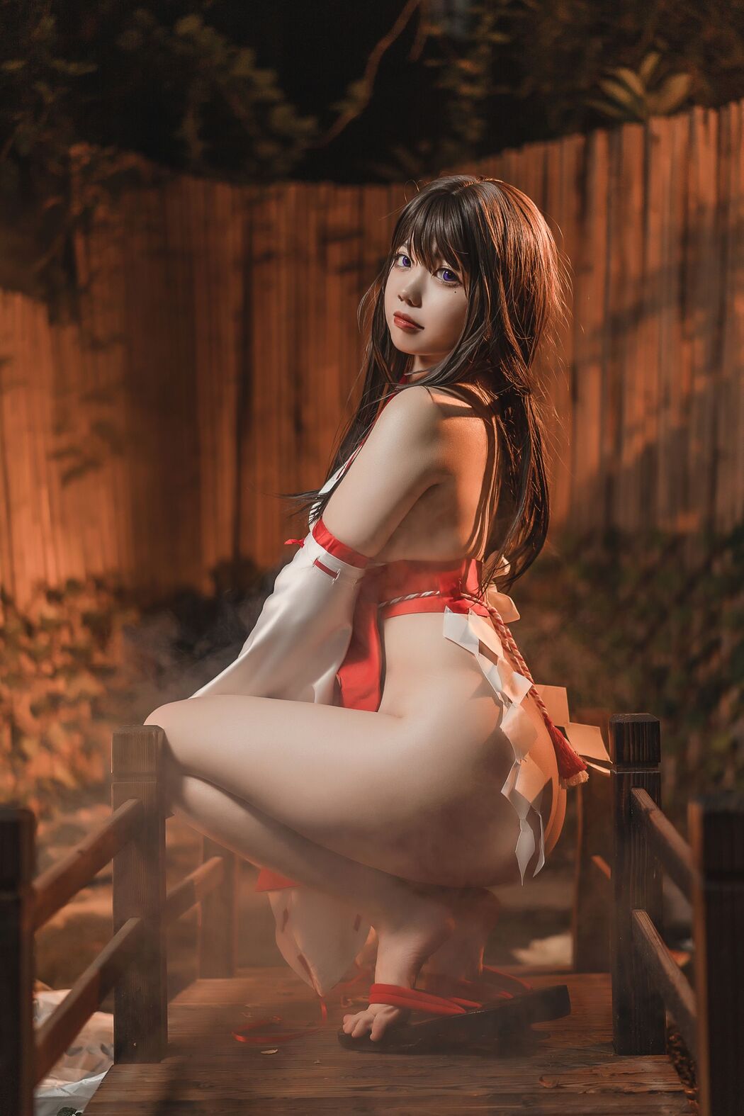 [Net Red COSER Photo] Ah Riri_Ganlory - Rope and Miko