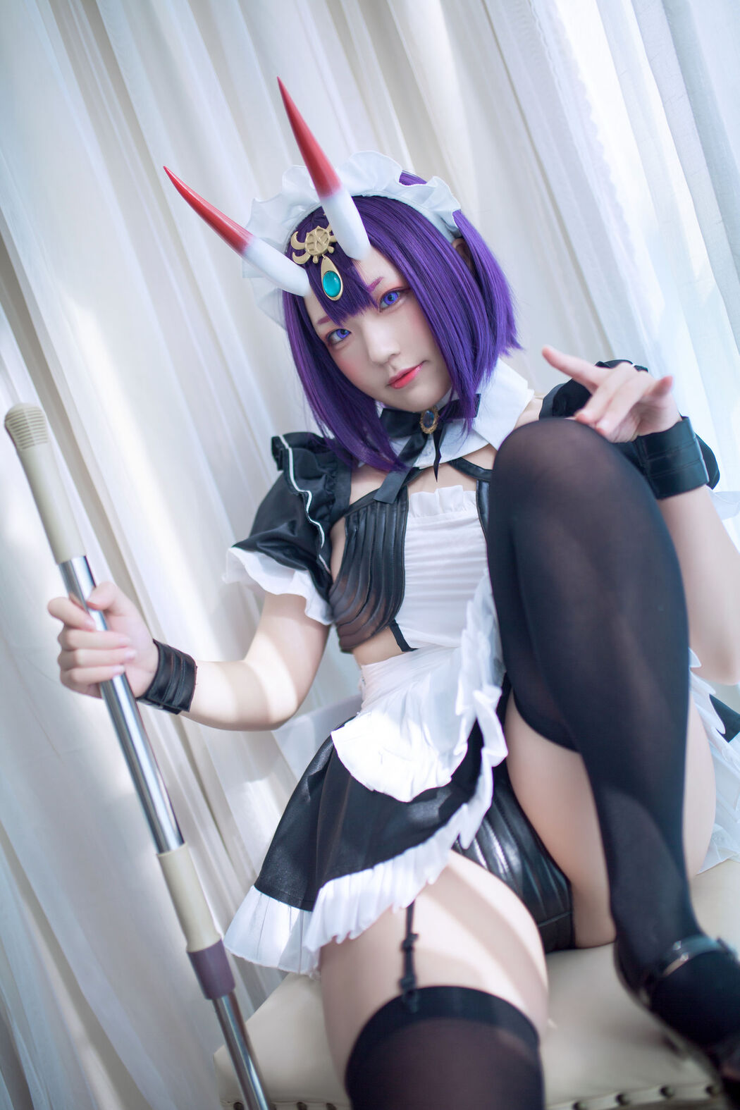 [Internet Celebrity COSER Photo] Anime blogger Mime Mimei - wine and child servant