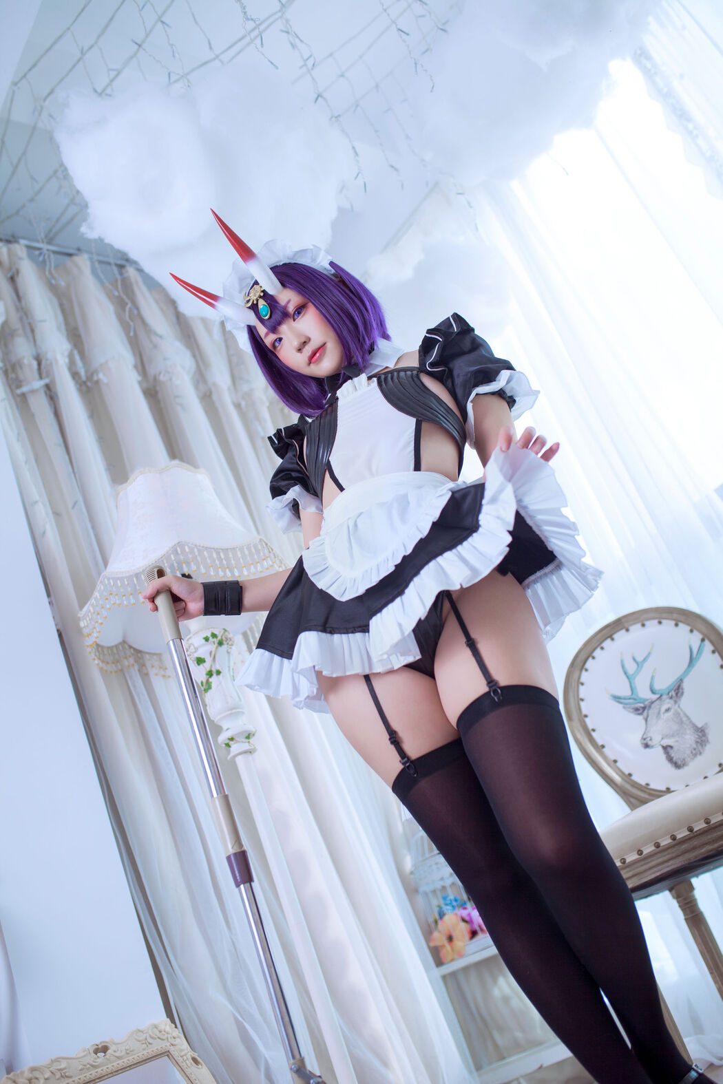 [Internet Celebrity COSER Photo] Anime blogger Mime Mimei - wine and child servant