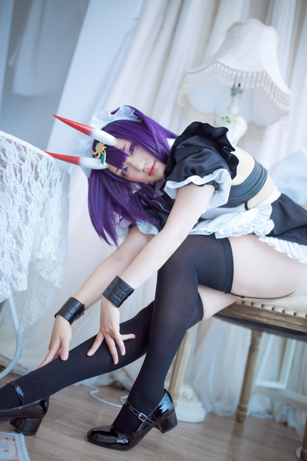 [Internet Celebrity COSER Photo] Anime blogger Mime Mimei - wine and child servant