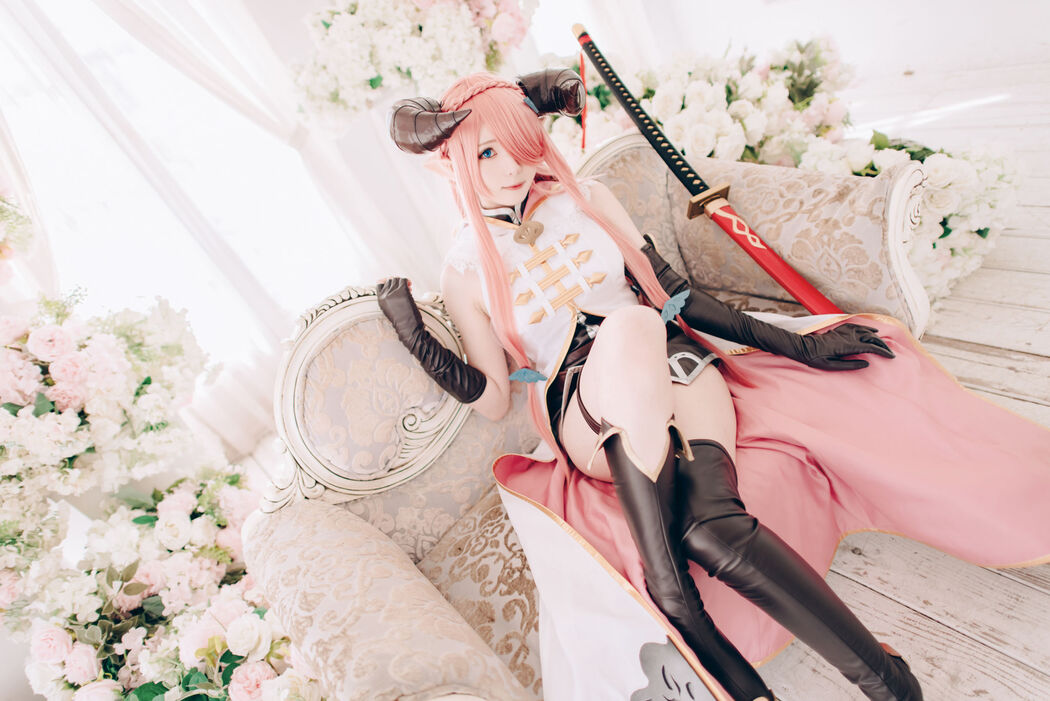 [Internet celebrity COSER photo] Weibo girl Zhishuangyue shimo - Granblue Fantasy Narmea