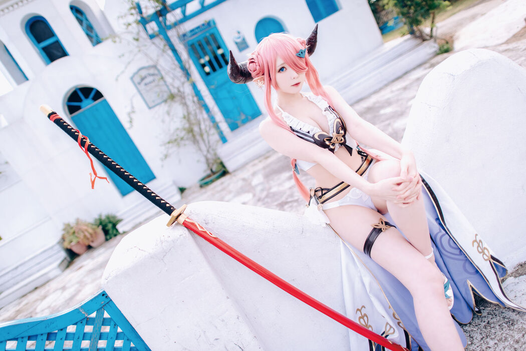 [Internet celebrity COSER photo] Weibo girl Zhishuangyue shimo - Granblue Fantasy Narmea