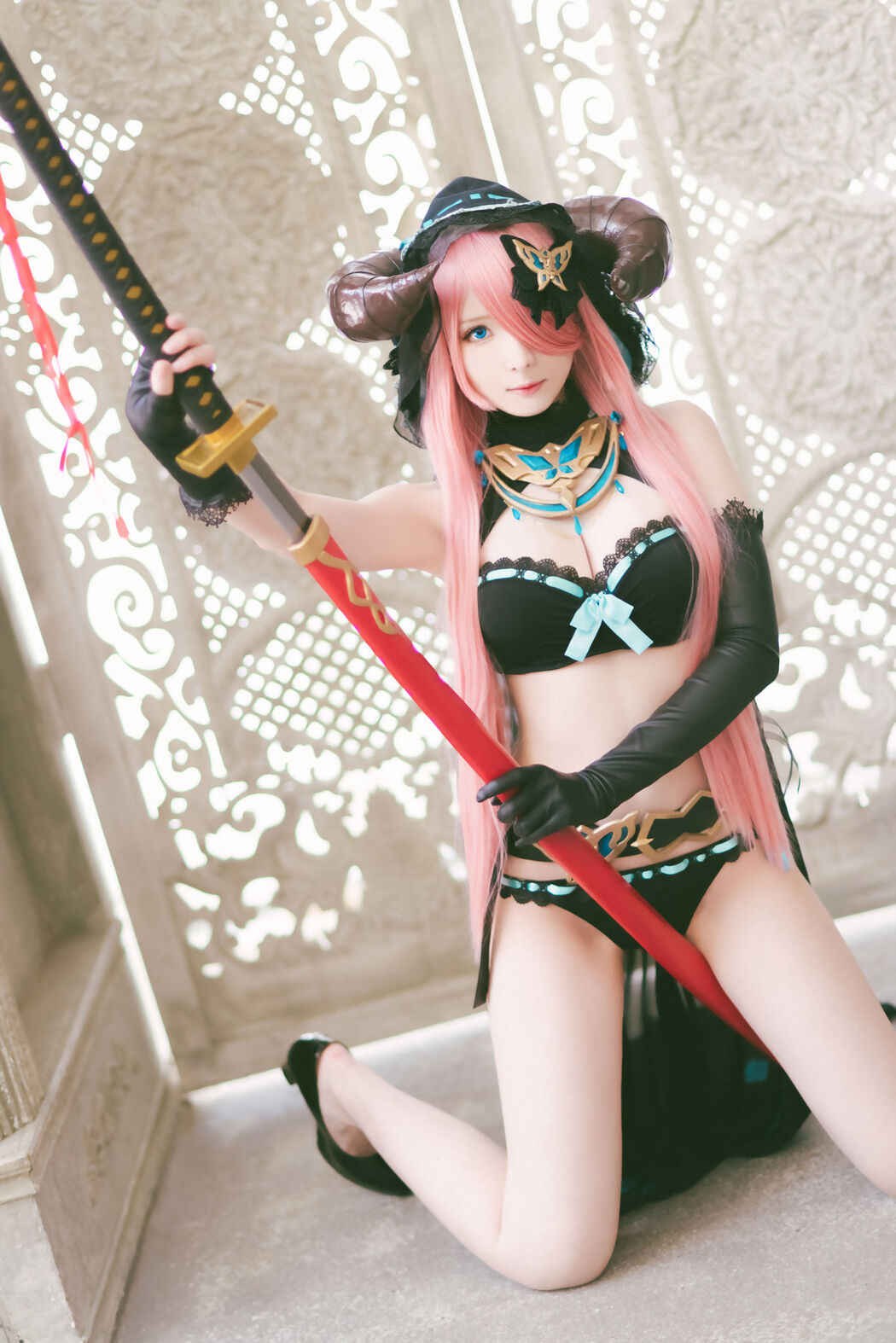 [Internet celebrity COSER photo] Weibo girl Zhishuangyue shimo - Granblue Fantasy Narmea