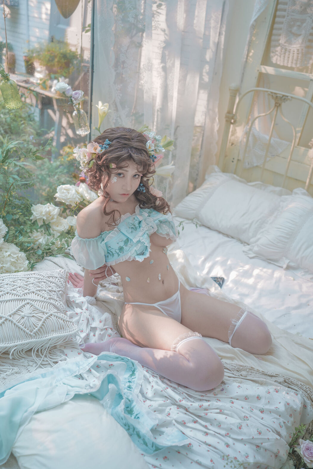 [Net Celebrity COSER Photo] A Smile and Fragrance Photo-Princess Pea