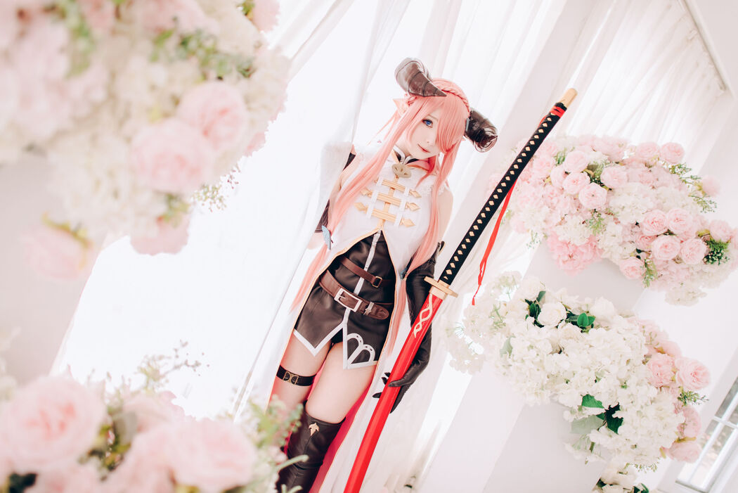 [Internet celebrity COSER photo] Weibo girl Zhishuangyue shimo - Granblue Fantasy Narmea