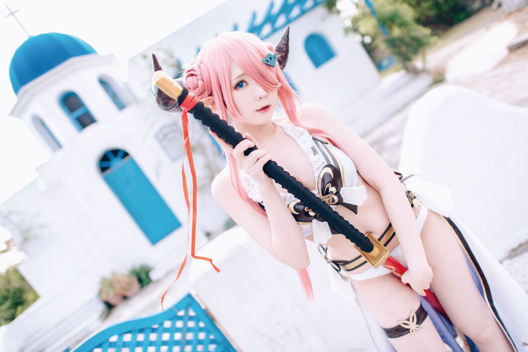 [Internet celebrity COSER photo] Weibo girl Zhishuangyue shimo - Granblue Fantasy Narmea