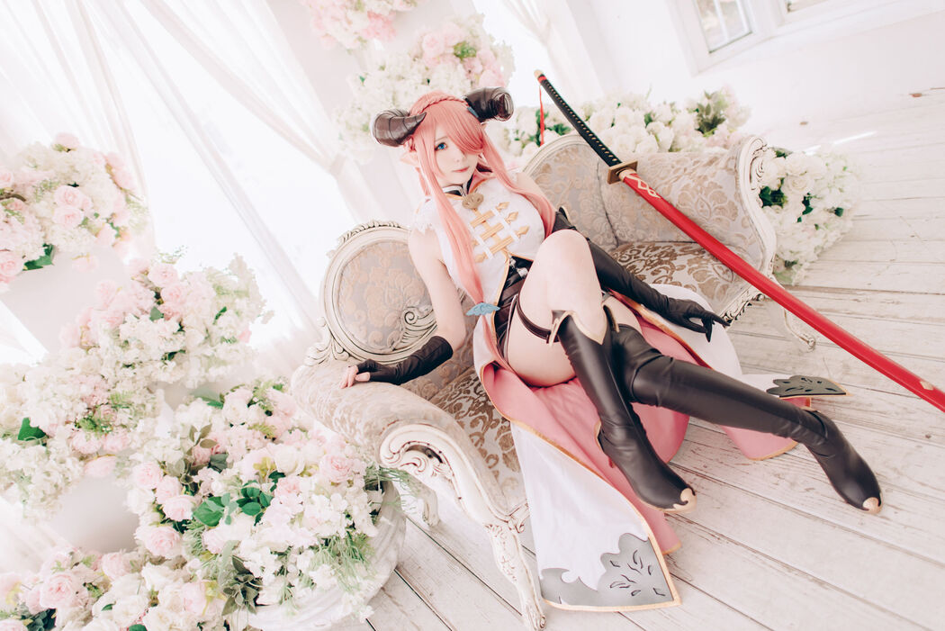 [Internet celebrity COSER photo] Weibo girl Zhishuangyue shimo - Granblue Fantasy Narmea