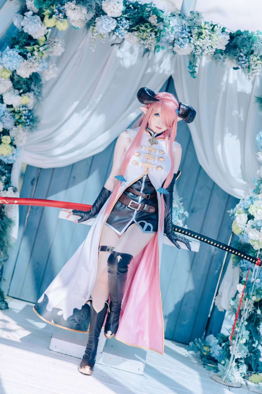 [Internet celebrity COSER photo] Weibo girl Zhishuangyue shimo - Granblue Fantasy Narmea