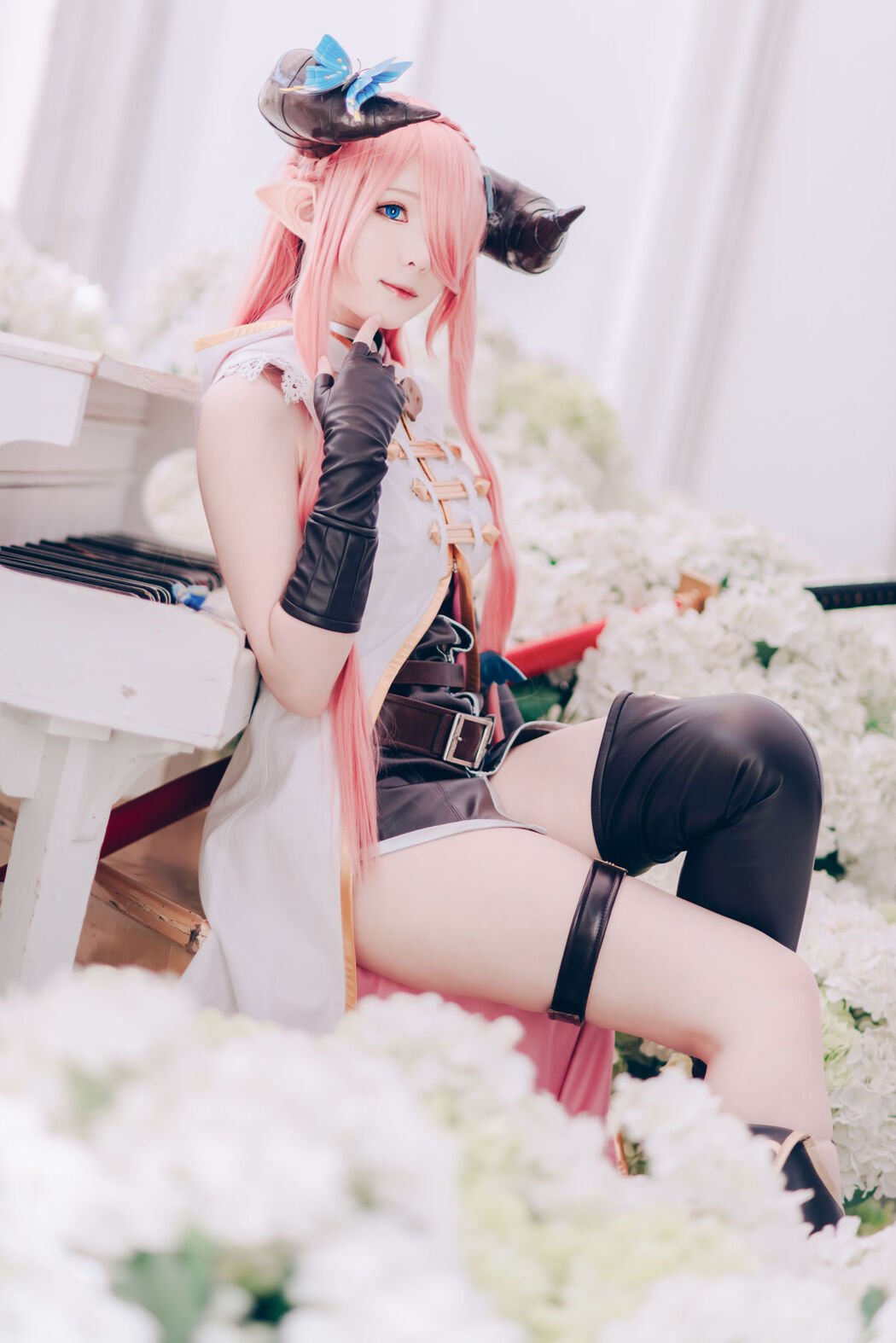 [Internet celebrity COSER photo] Weibo girl Zhishuangyue shimo - Granblue Fantasy Narmea