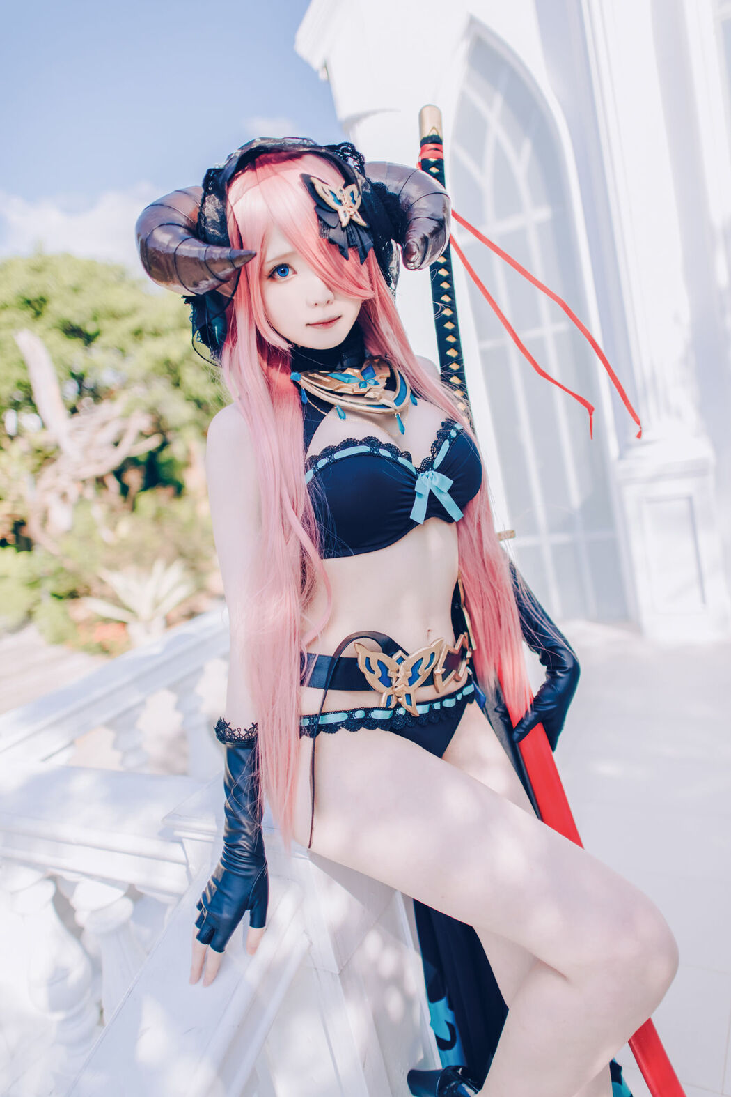 [Internet celebrity COSER photo] Weibo girl Zhishuangyue shimo - Granblue Fantasy Narmea