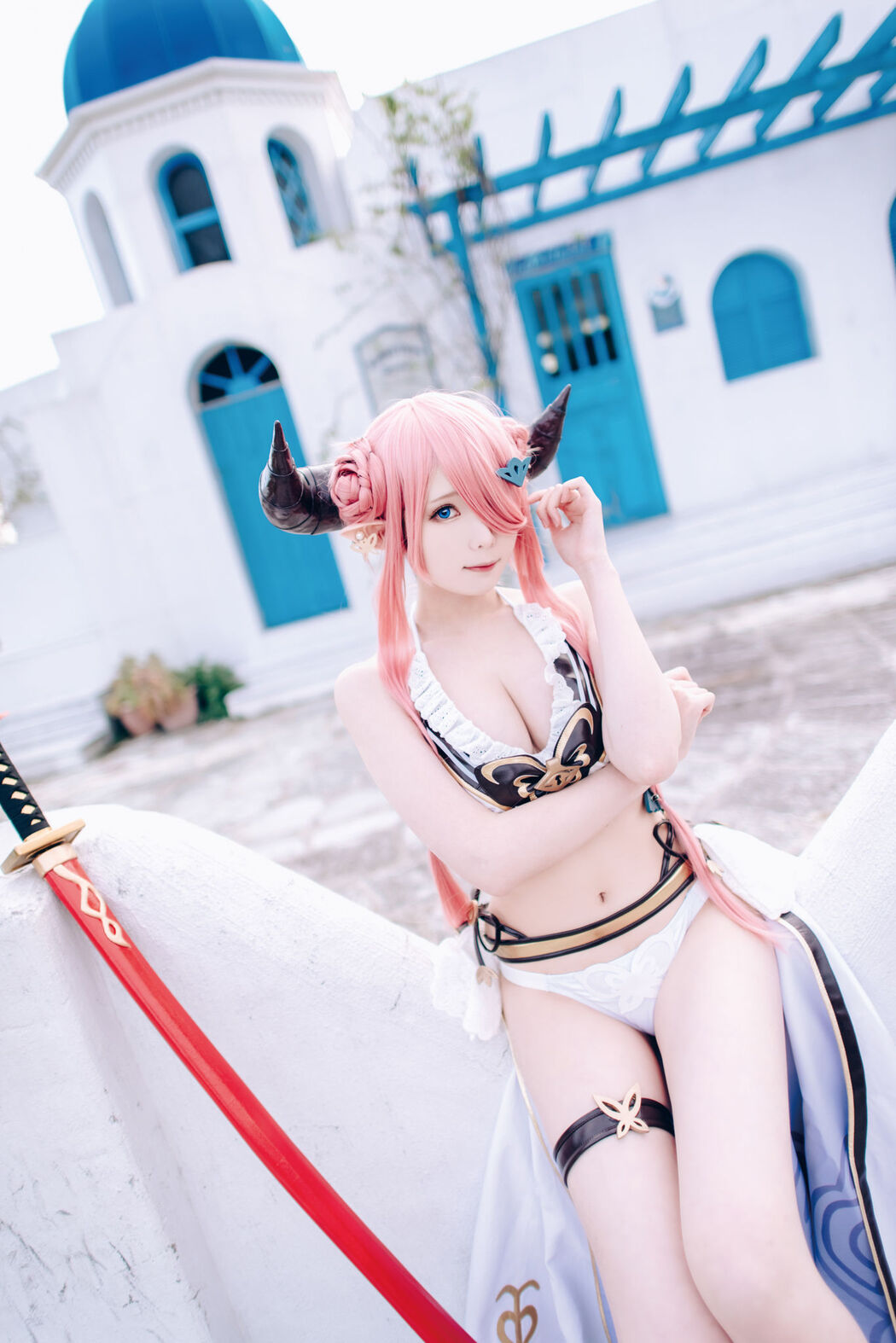 [Internet celebrity COSER photo] Weibo girl Zhishuangyue shimo - Granblue Fantasy Narmea Cover Photo