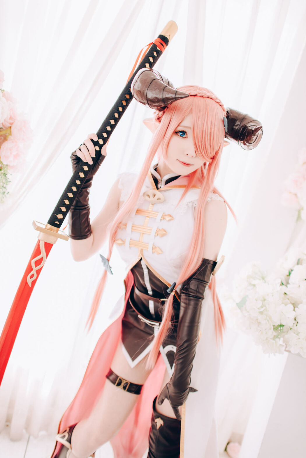 [Internet celebrity COSER photo] Weibo girl Zhishuangyue shimo - Granblue Fantasy Narmea