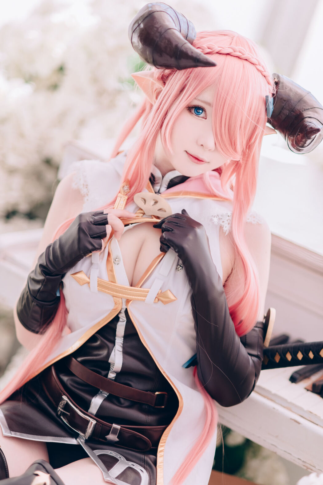 [Internet celebrity COSER photo] Weibo girl Zhishuangyue shimo - Granblue Fantasy Narmea