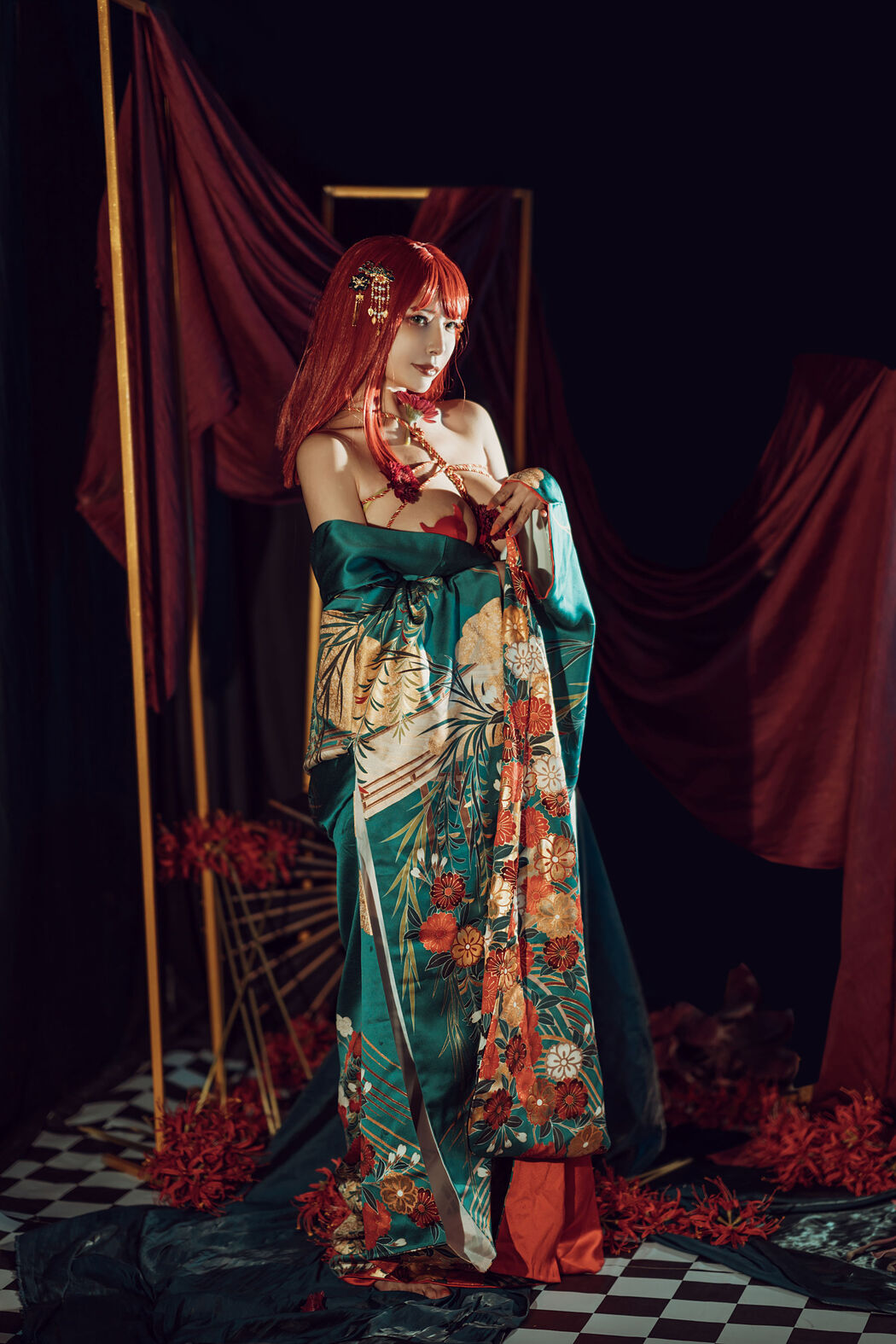 [Net Red COSER Photo] Autumn and Corgi (Xia Xiaoqiu Qiuqiu) - Kimono