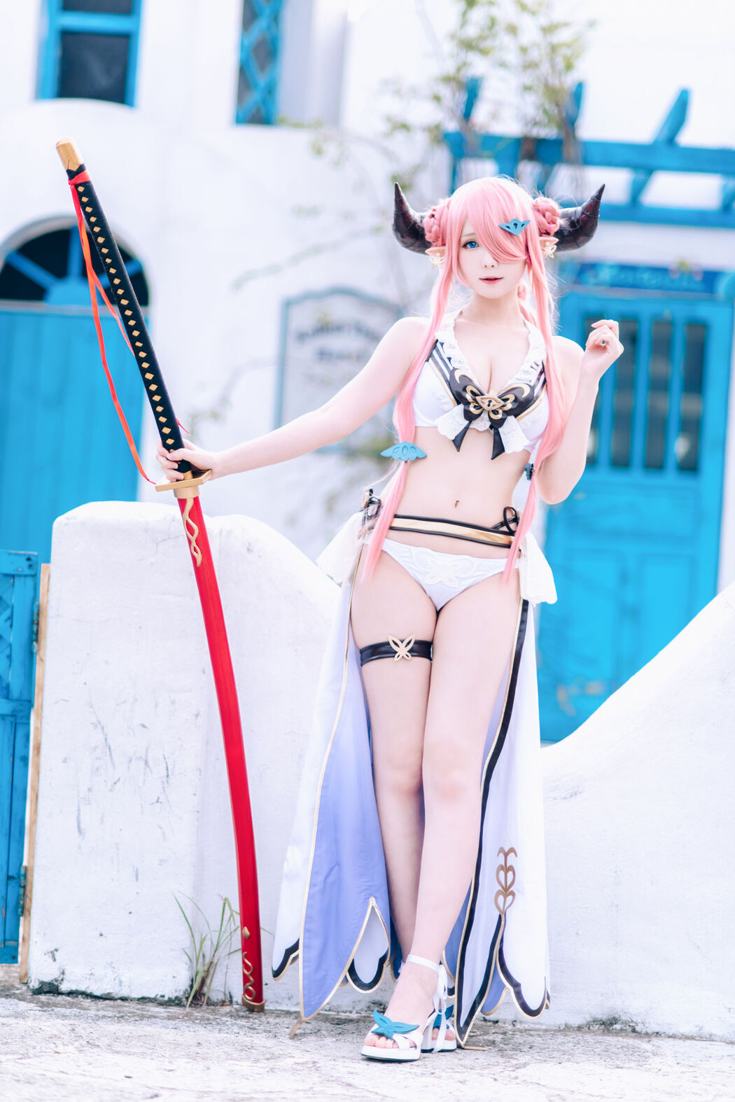 [Internet celebrity COSER photo] Weibo girl Zhishuangyue shimo - Granblue Fantasy Narmea