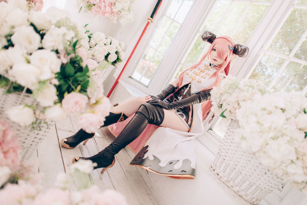 [Internet celebrity COSER photo] Weibo girl Zhishuangyue shimo - Granblue Fantasy Narmea