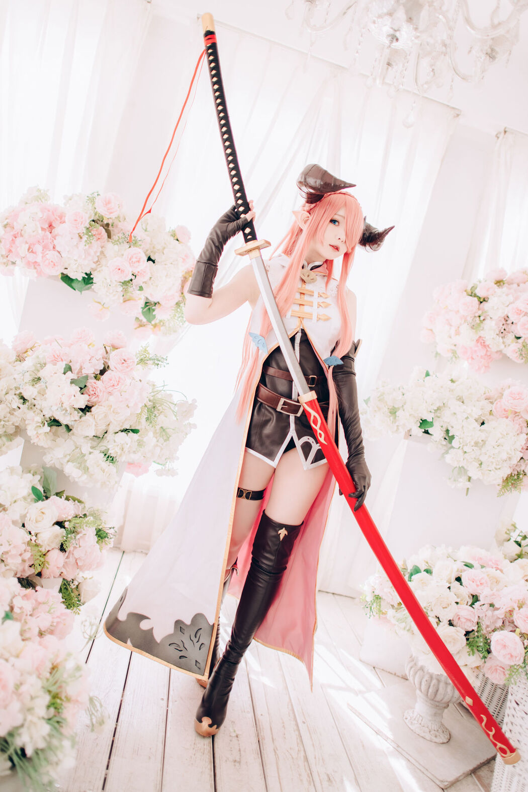 [Internet celebrity COSER photo] Weibo girl Zhishuangyue shimo - Granblue Fantasy Narmea