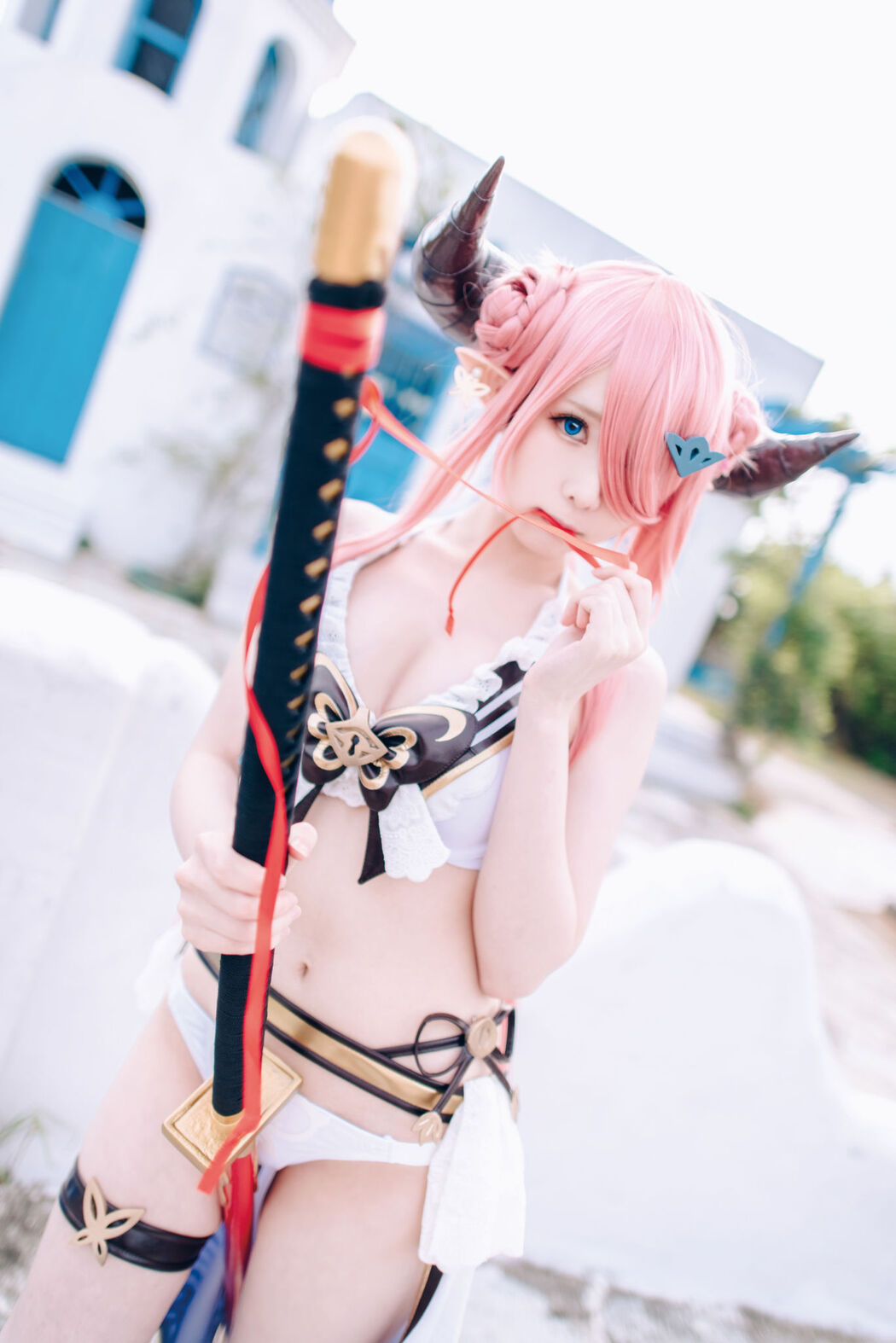 [Internet celebrity COSER photo] Weibo girl Zhishuangyue shimo - Granblue Fantasy Narmea