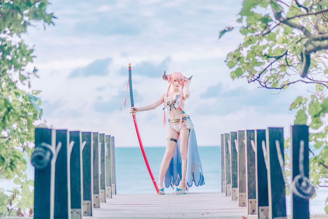 [Internet celebrity COSER photo] Weibo girl Zhishuangyue shimo - Granblue Fantasy Narmea