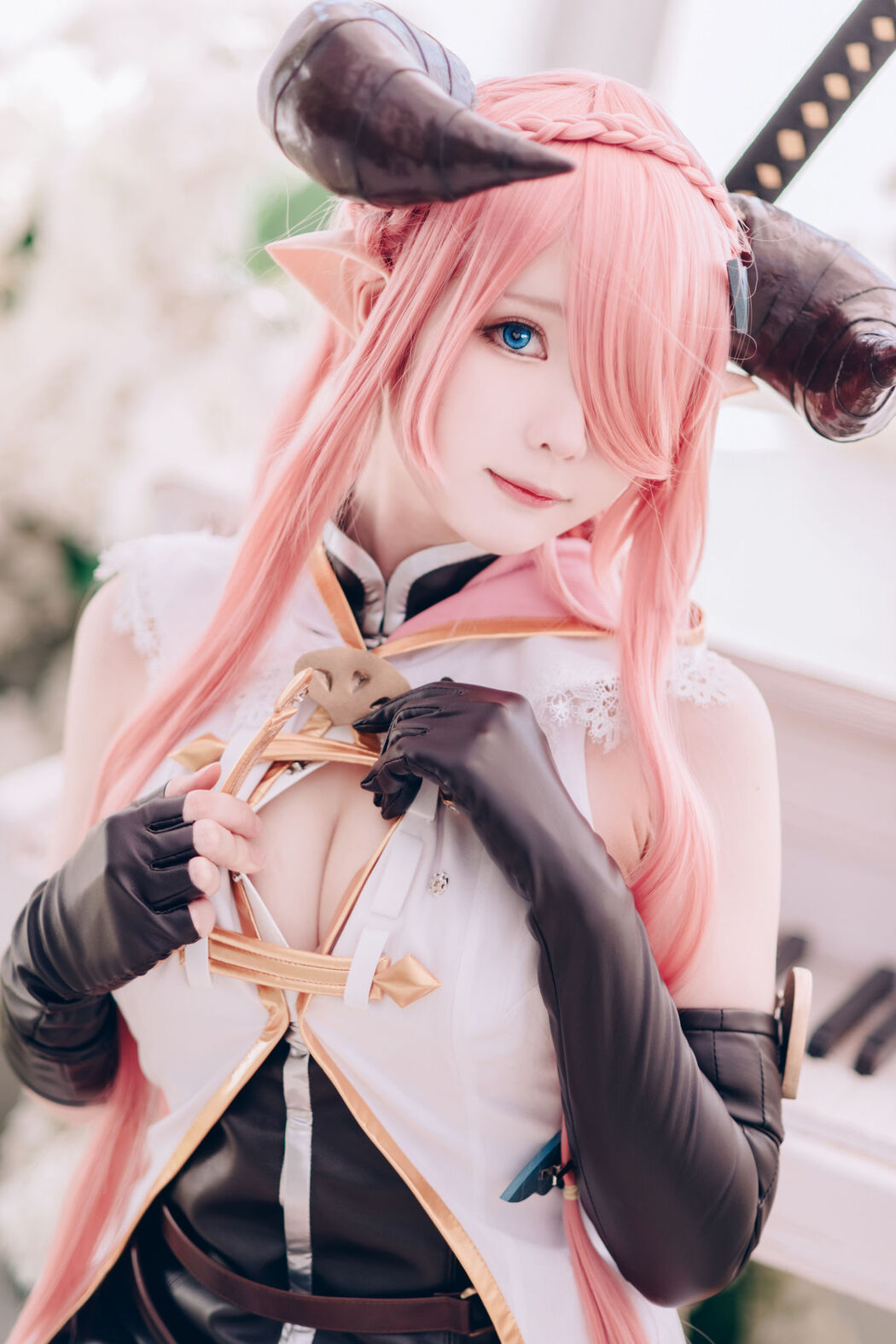 [Internet celebrity COSER photo] Weibo girl Zhishuangyue shimo - Granblue Fantasy Narmea