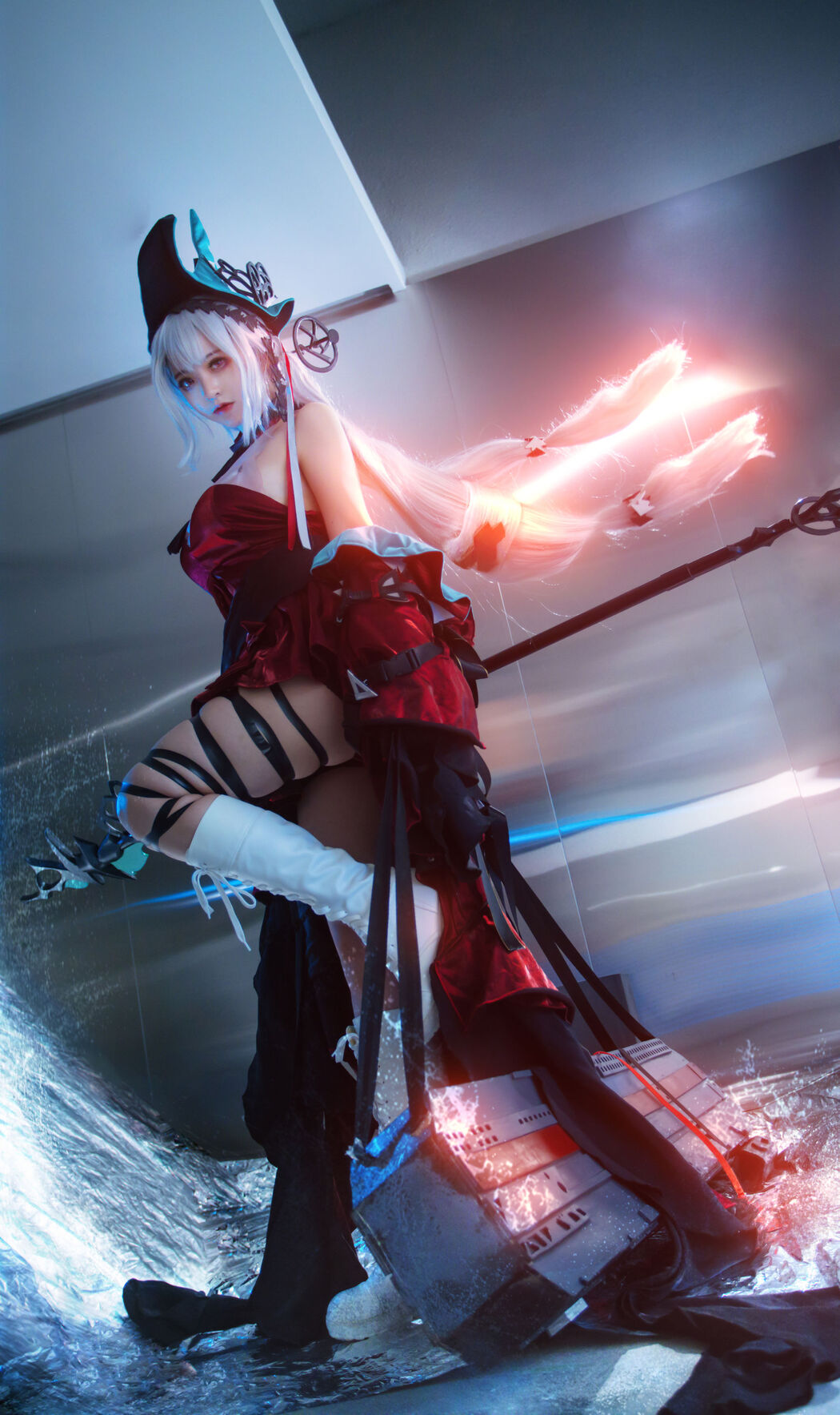 [Net Red COSER Photo] Crazy Cat ss - Turbid Heart Skadi Cover Photo