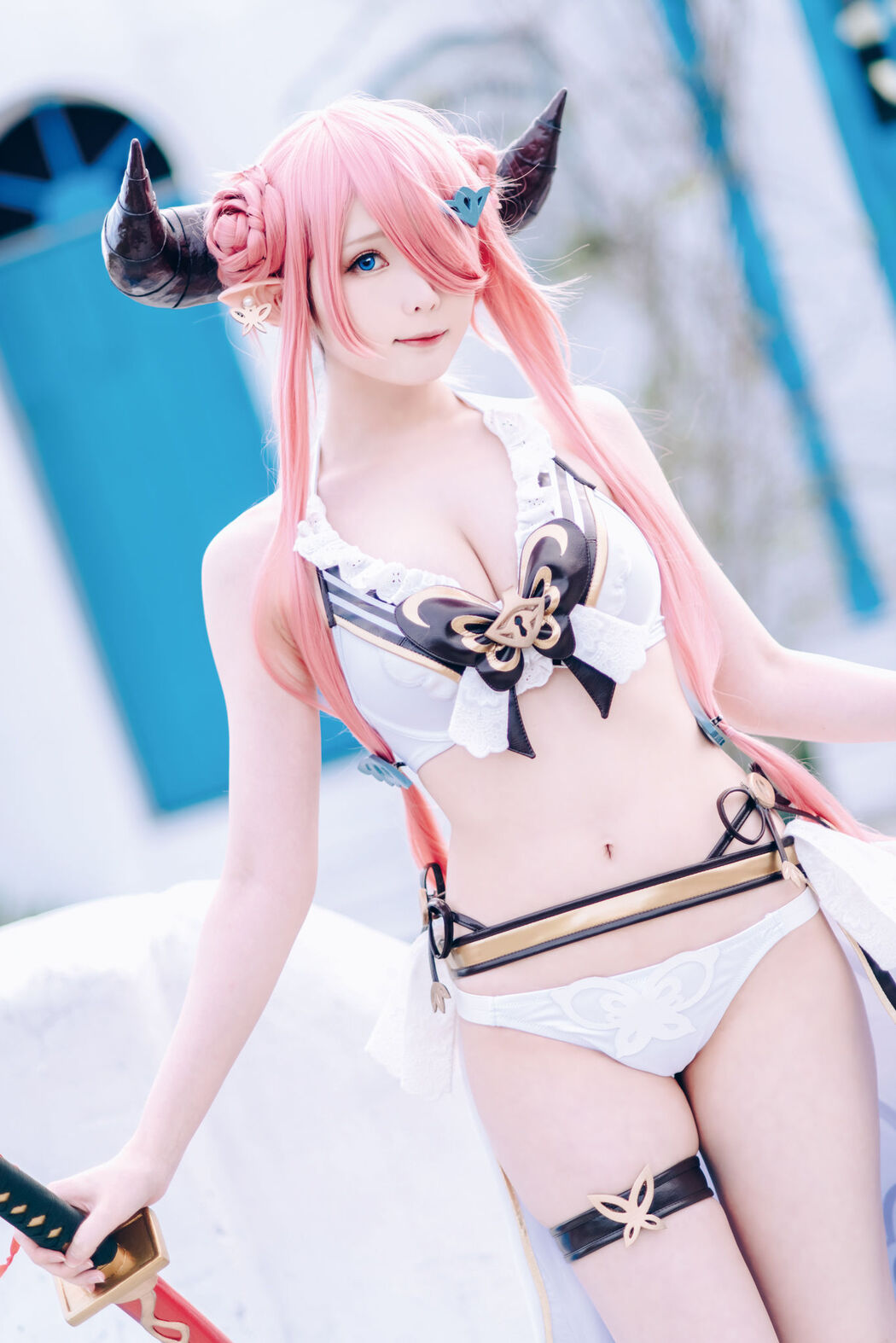 [Internet celebrity COSER photo] Weibo girl Zhishuangyue shimo - Granblue Fantasy Narmea