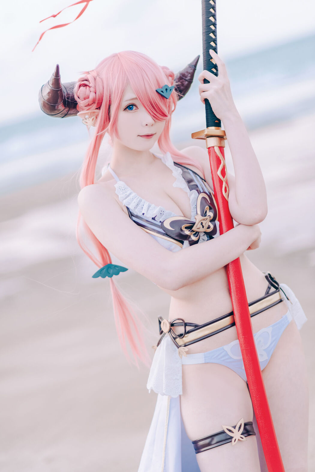 [Internet celebrity COSER photo] Weibo girl Zhishuangyue shimo - Granblue Fantasy Narmea