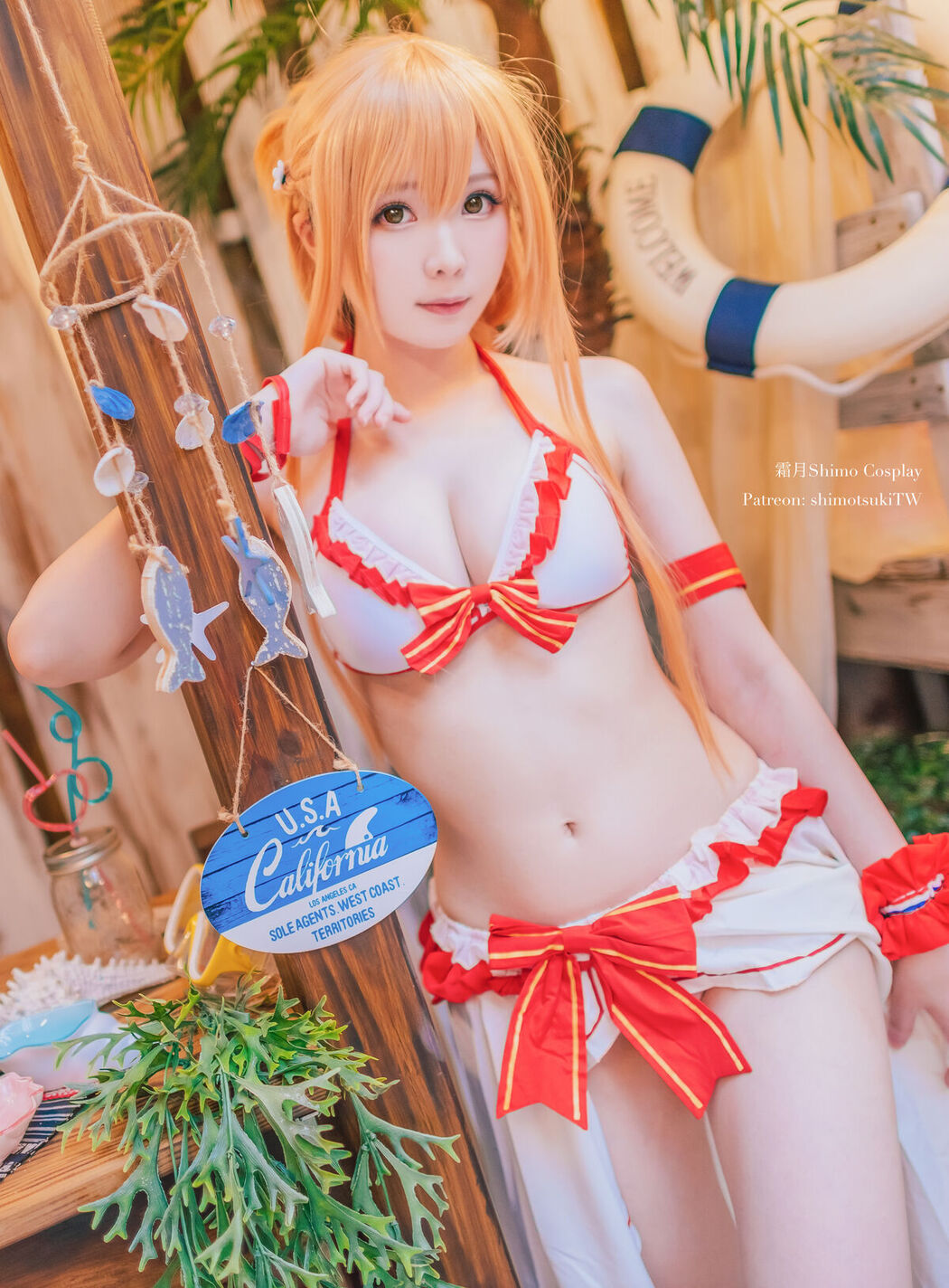 Coser@霜月shimo – Asuna泳装